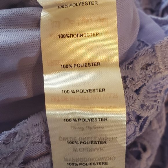 Paper Dolls Blue Cap Sleeves Dress Size 8 - Picture 8 of 8